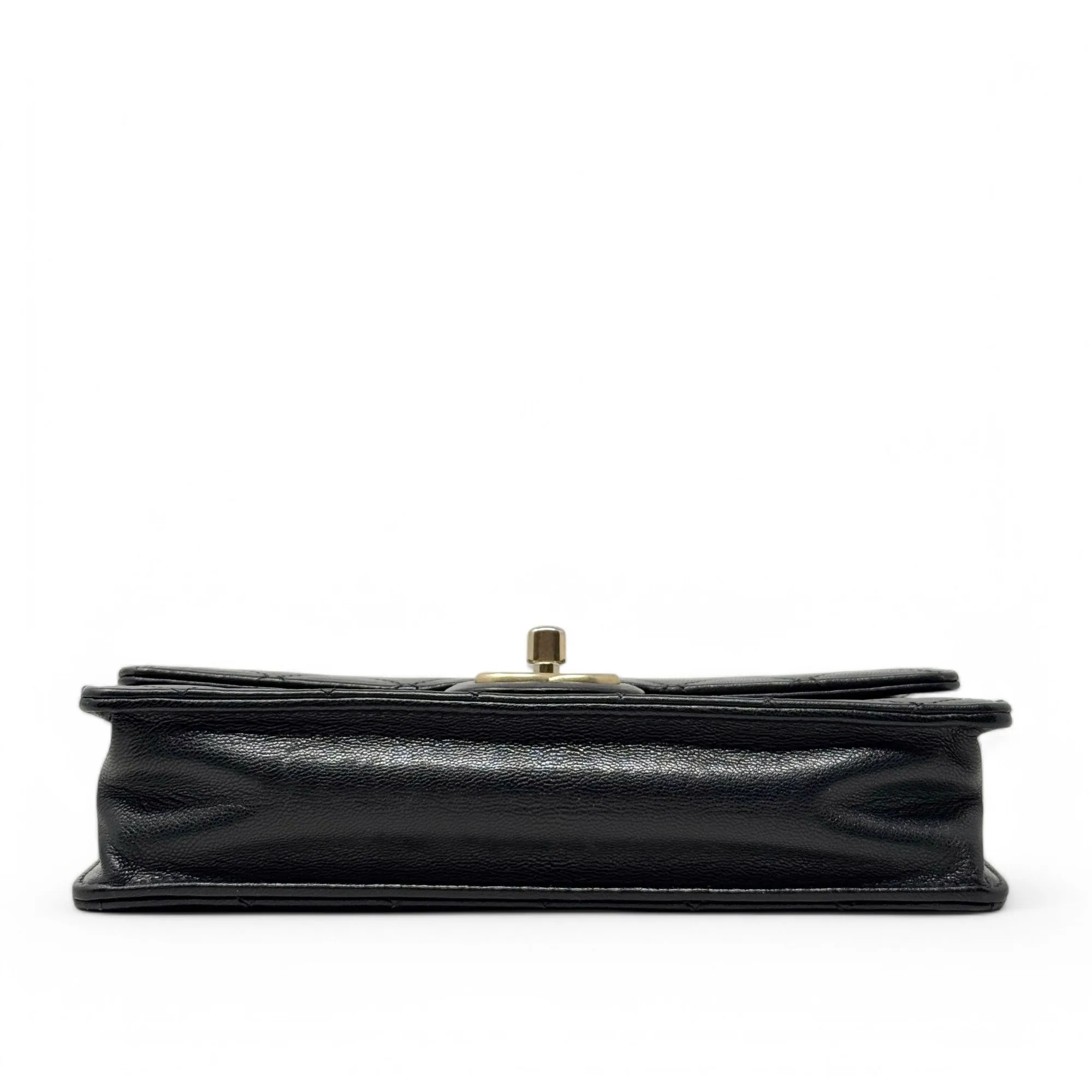 Chanel Black Small Chic Pearl Flap