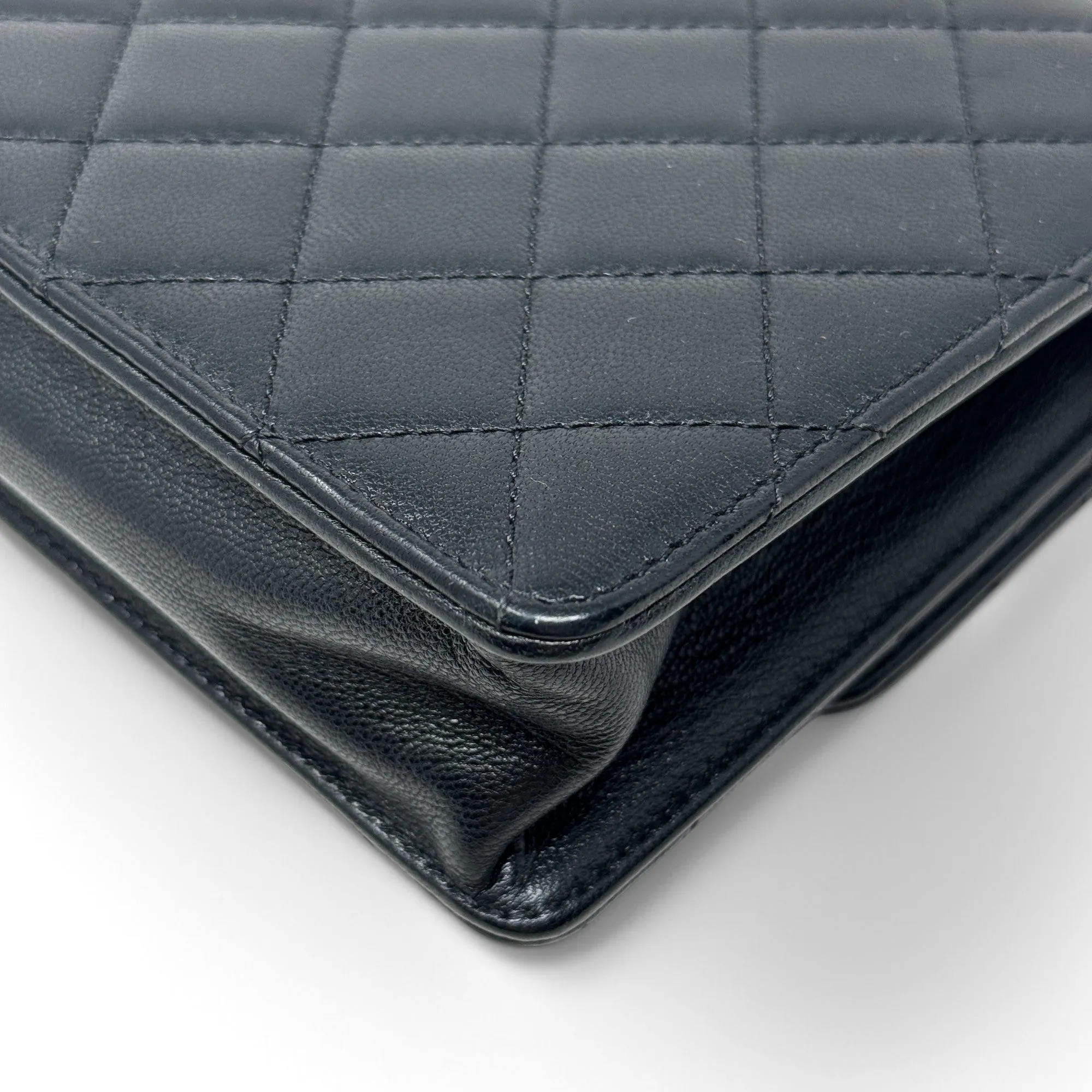 Chanel Black Small Chic Pearl Flap