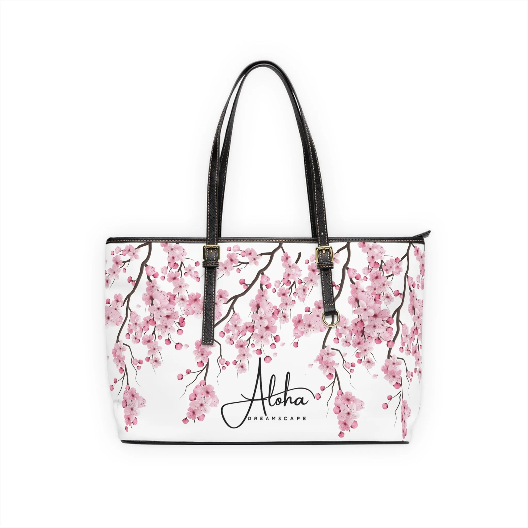 Cherry Blossoms- Zippered Shoulder Bag