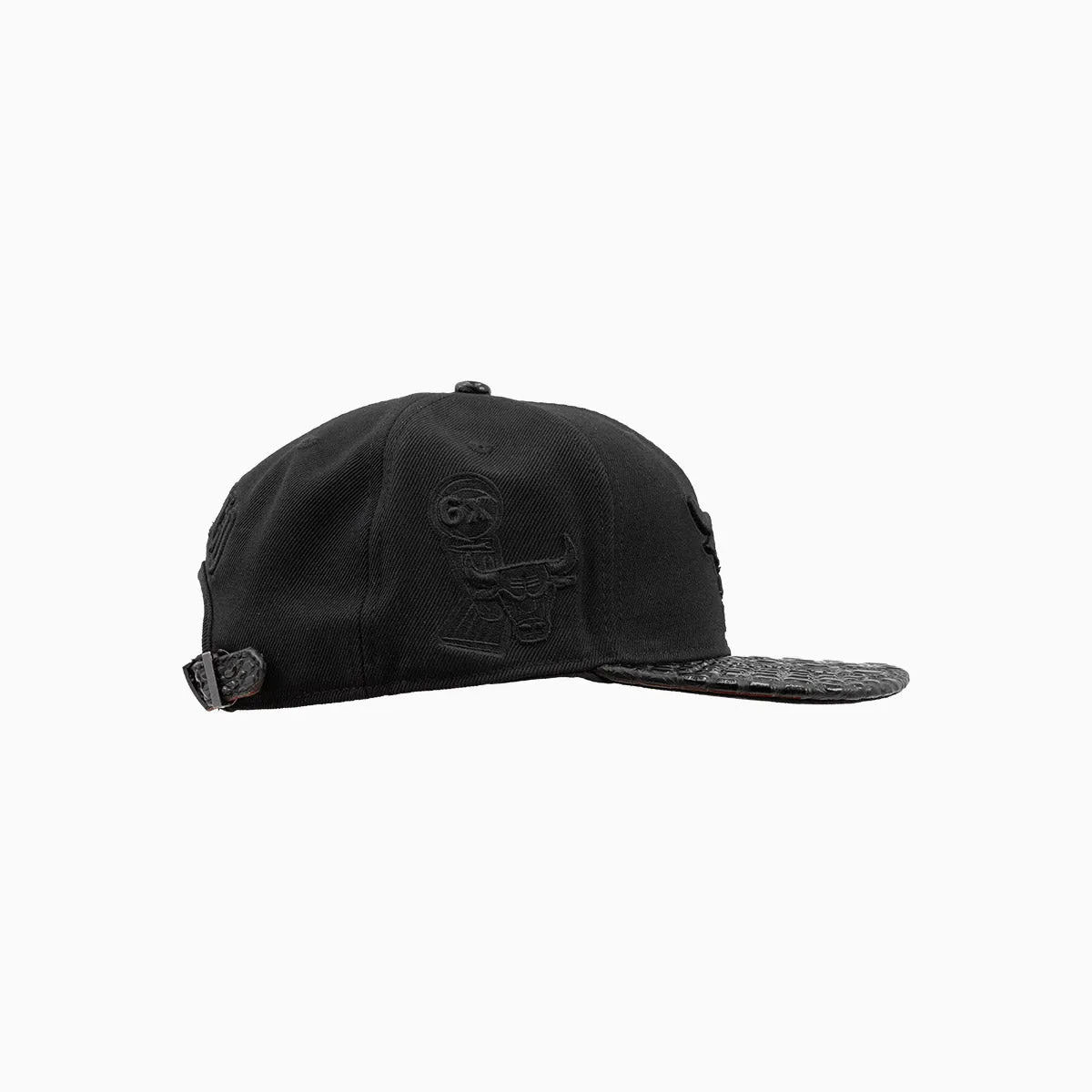 Chicago Bulls NBA Leather Visor Snapback Hat