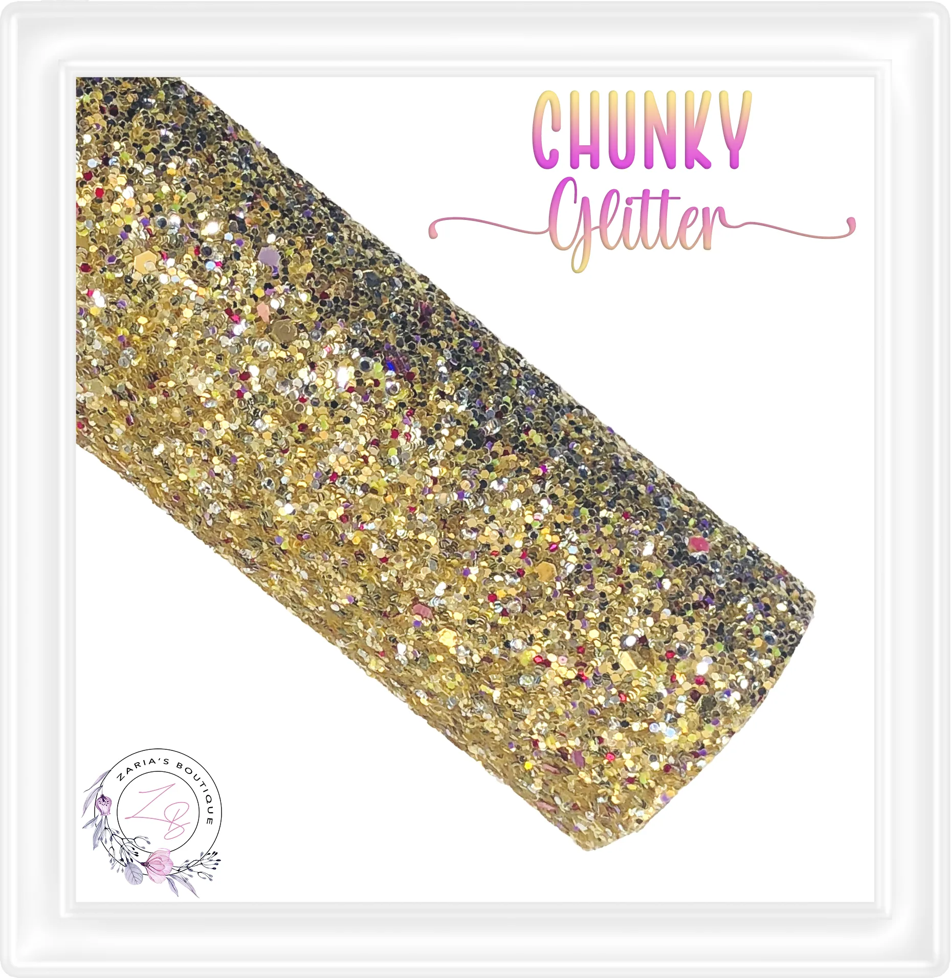 ⋅ Chunky Glitter ⋅ Golden Sprinkle  ⋅