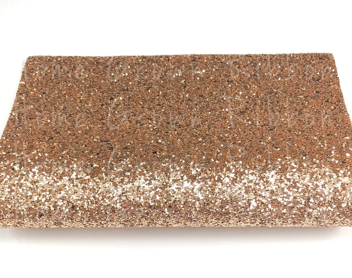 Chunky Glitter Sheet - Light Gold