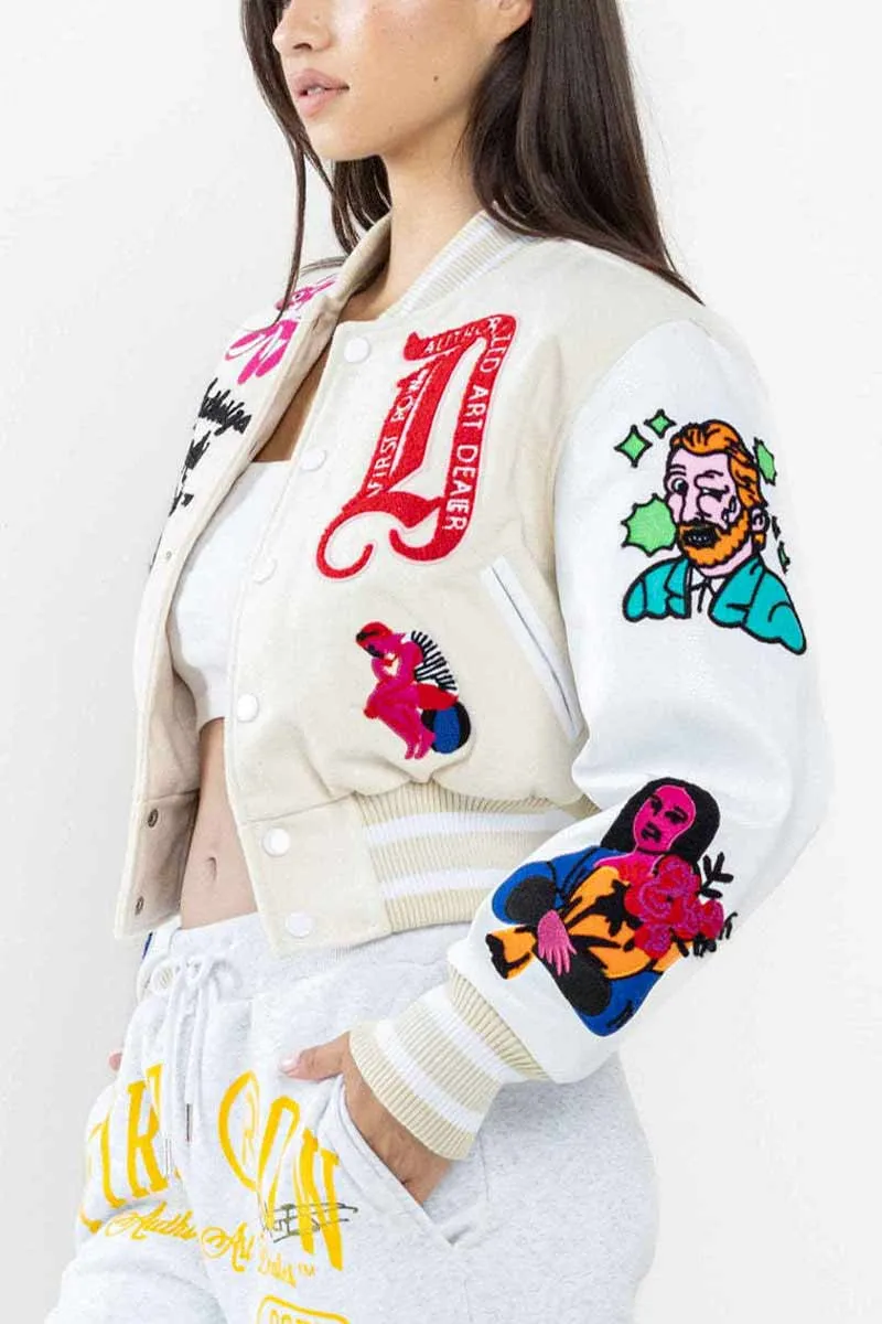 CI648 Printed Long Sleeve Jacket