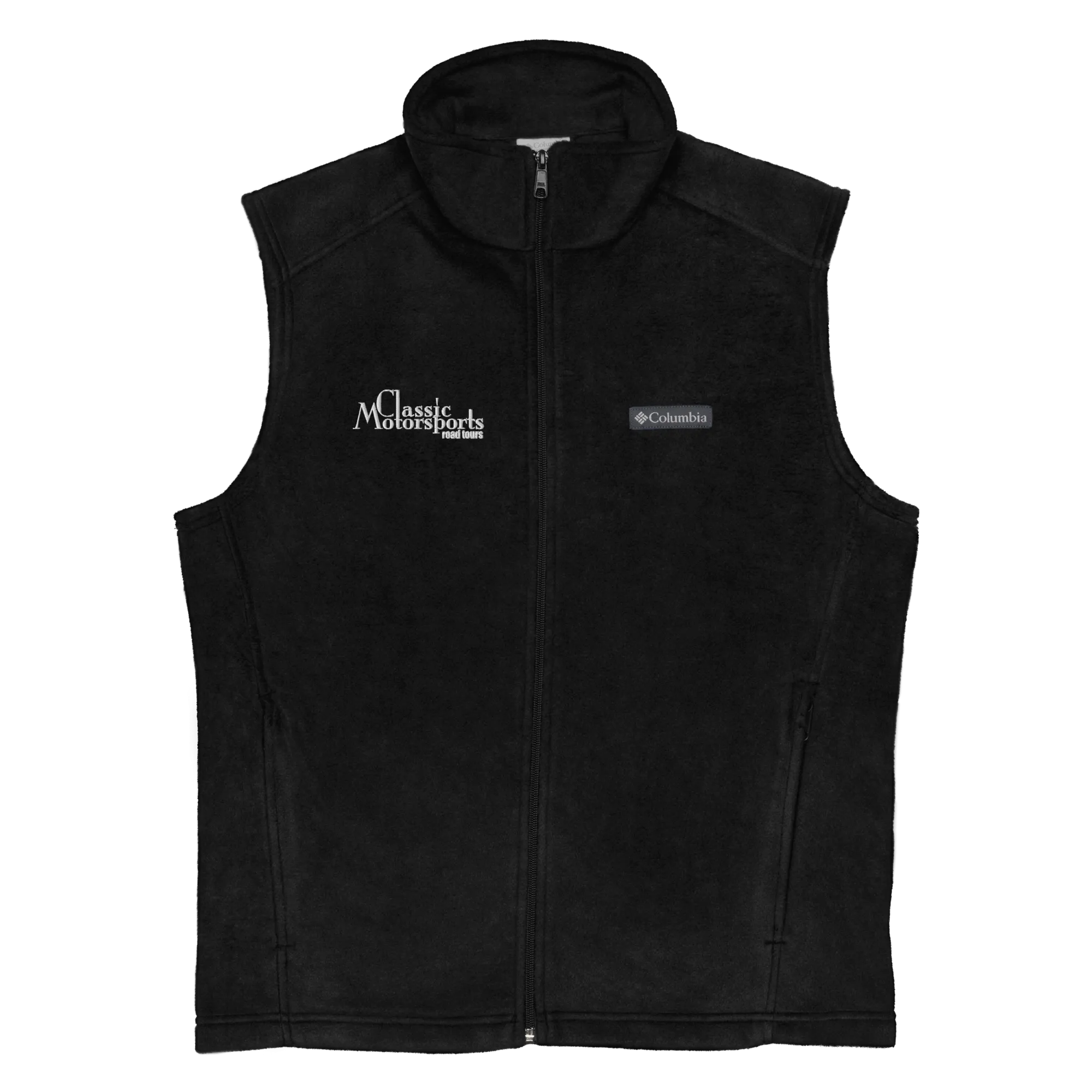 Classic Motorsports Road Tours Men’s Embroidered Columbia Fleece Vest