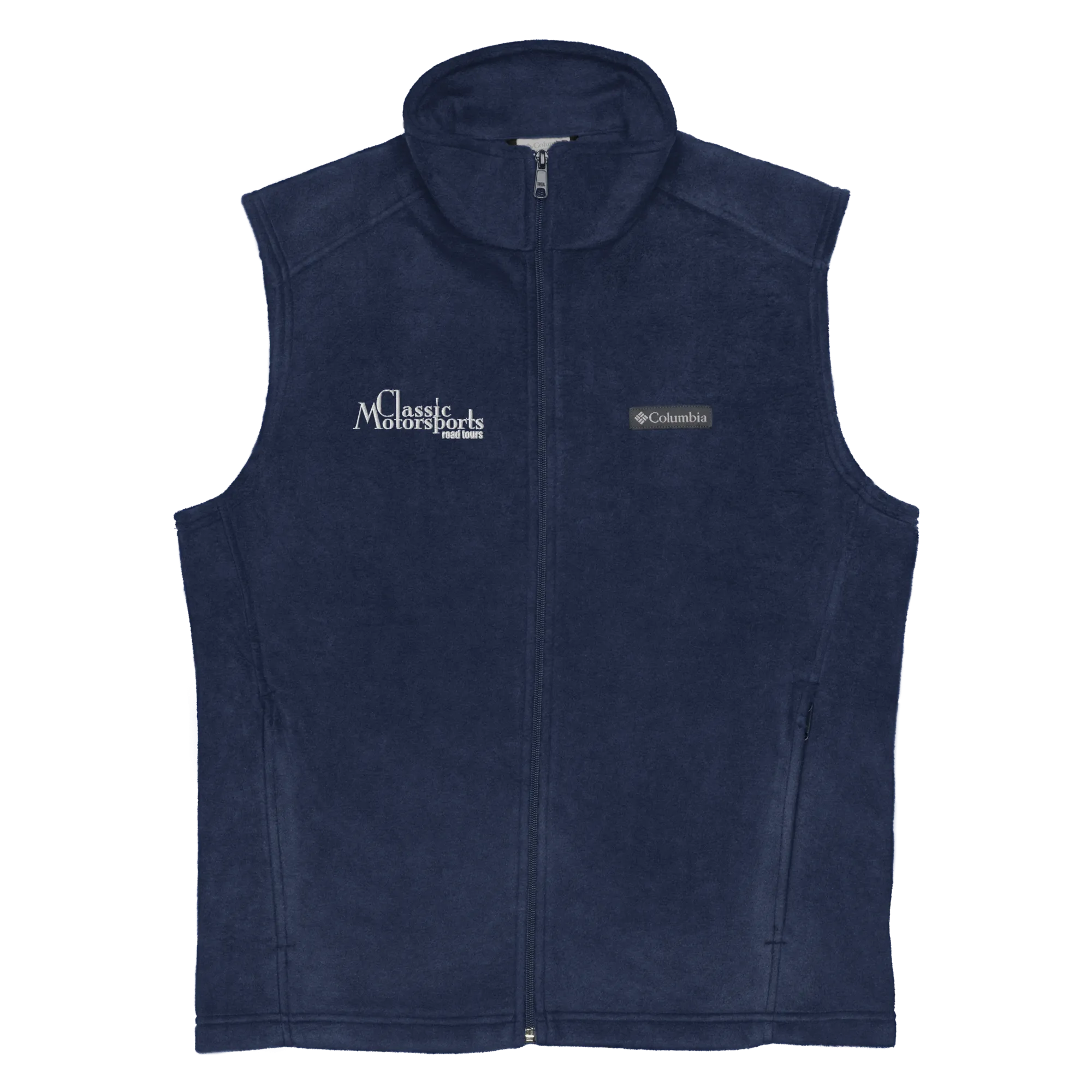 Classic Motorsports Road Tours Men’s Embroidered Columbia Fleece Vest