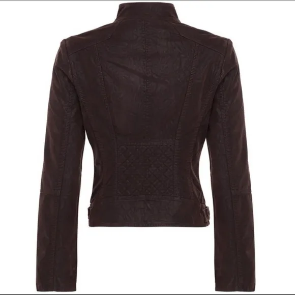 🔥💥CLEARANCE SALE⚡️🌟Quilted Micro-Suede Biker Jacket