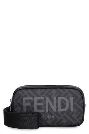 Coated canvas camera bag