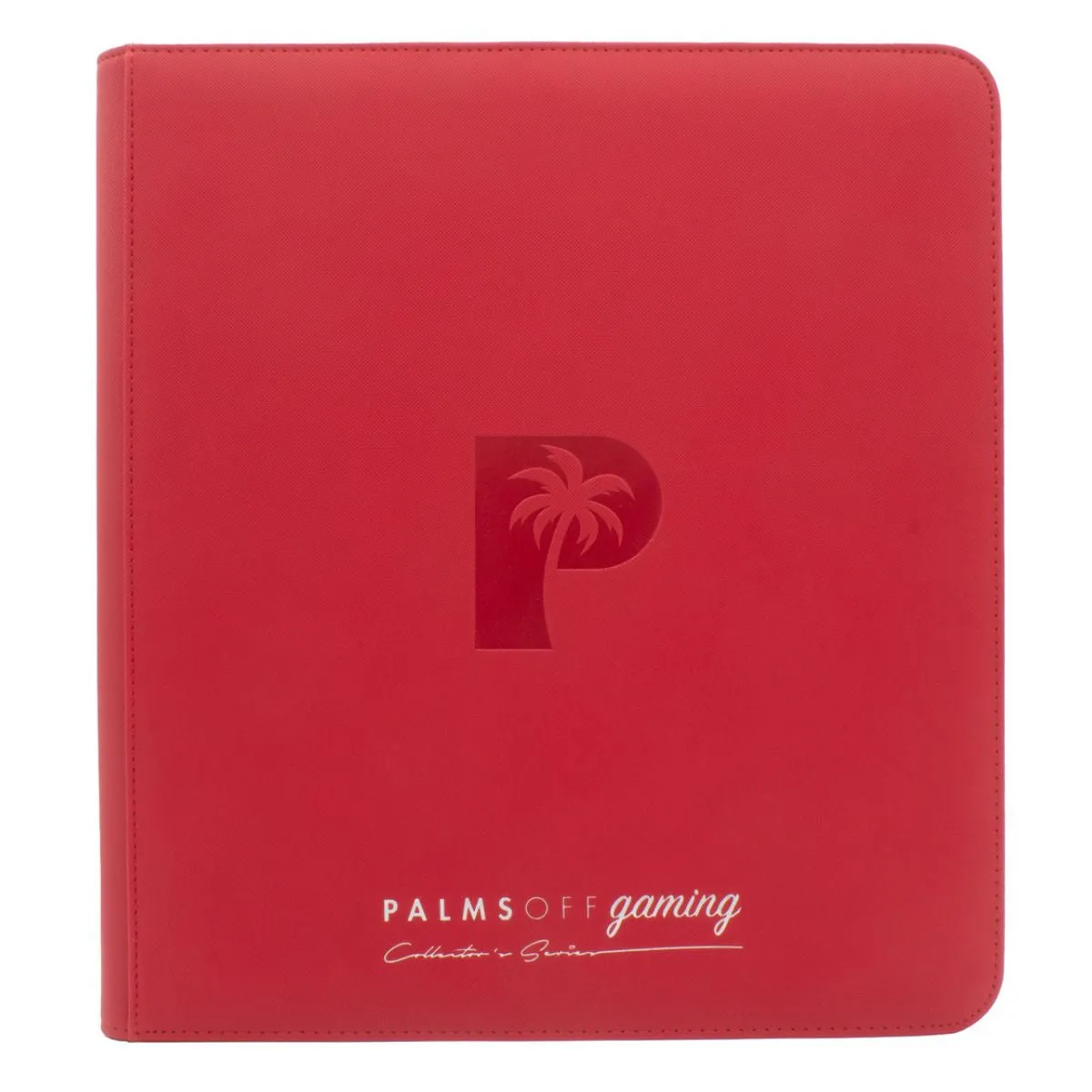 Collector's Series 12 Pocket Zip Trading Card Binder - RED