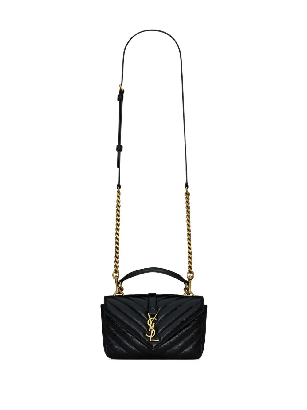 College leather mini bag