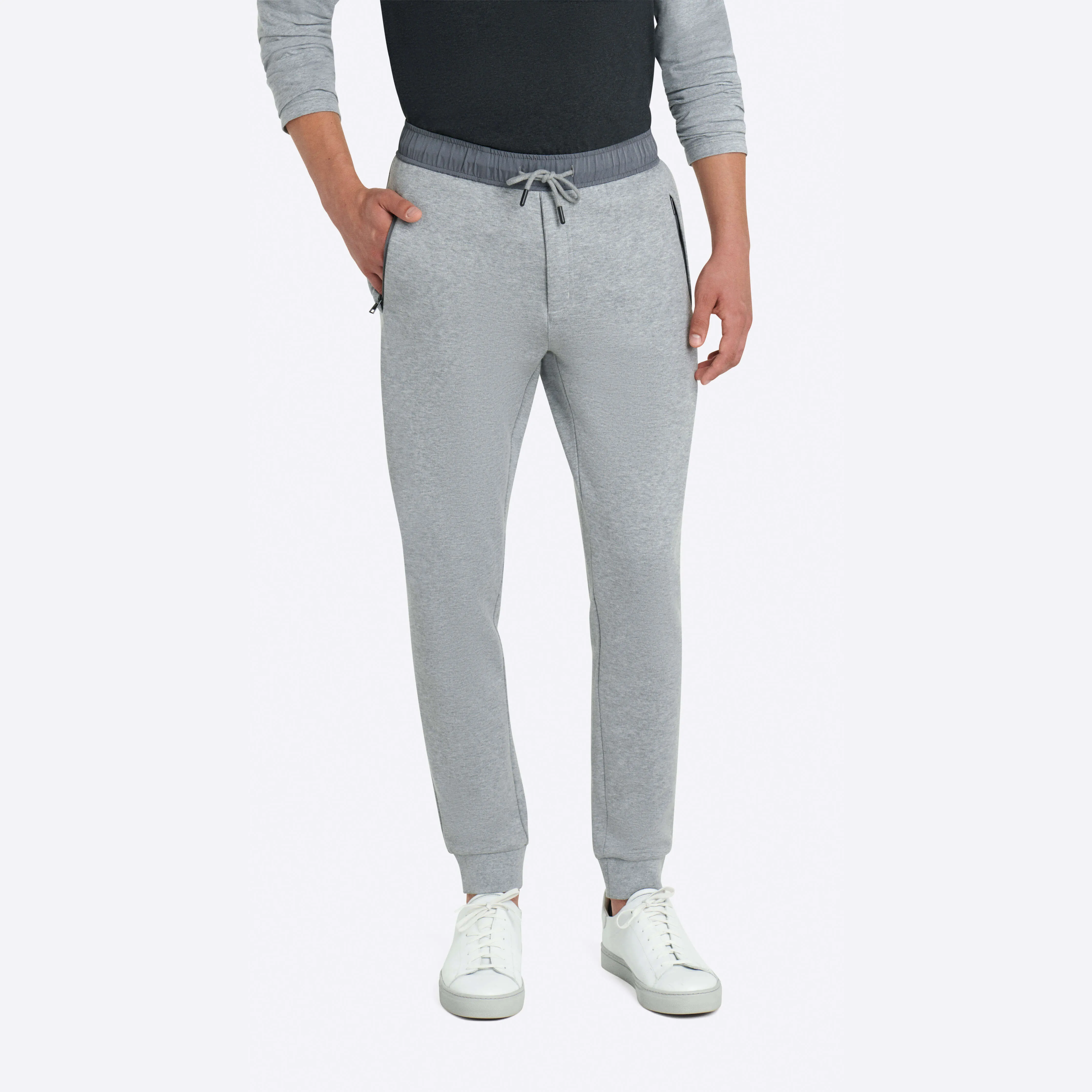 Comfort Solid Heather Drawstring Pant