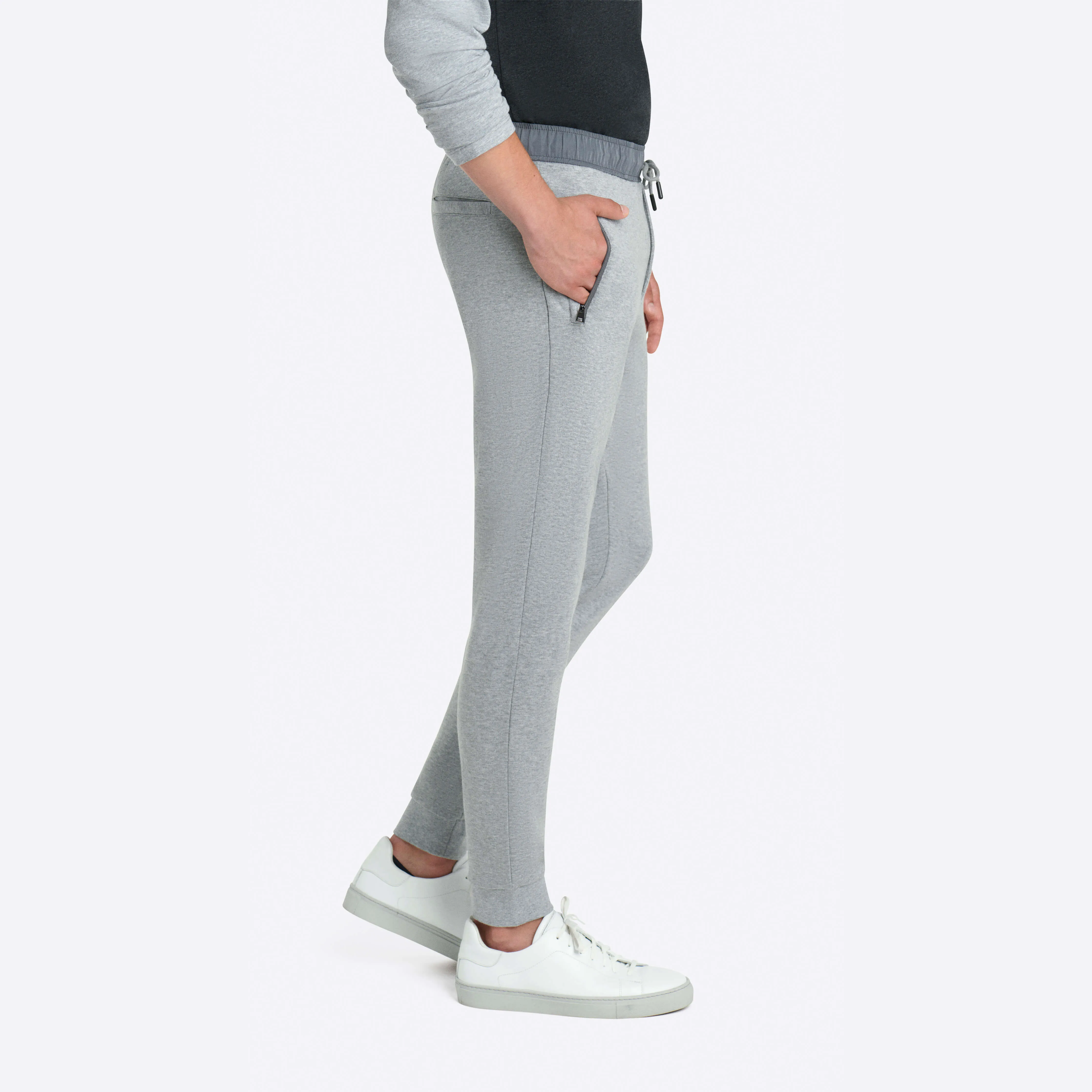 Comfort Solid Heather Drawstring Pant
