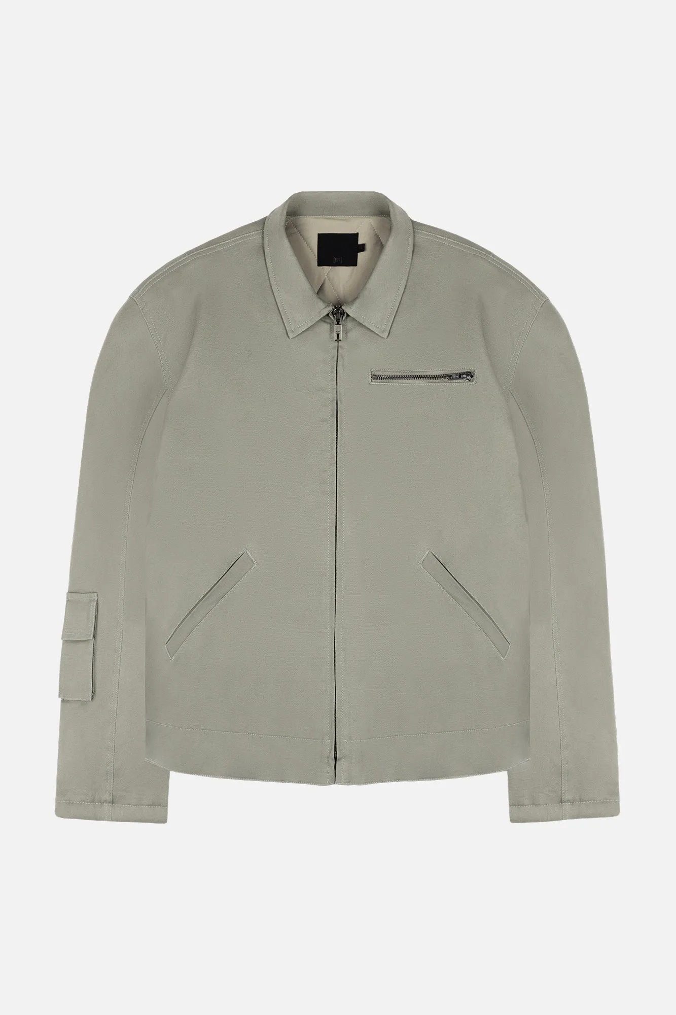 COTTON CANVAS JACKET THYME