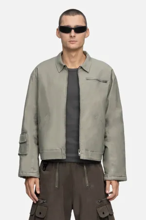 COTTON CANVAS JACKET THYME