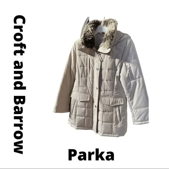 Croft and Barrow Parka, NWOT, Quilted w/ pockets