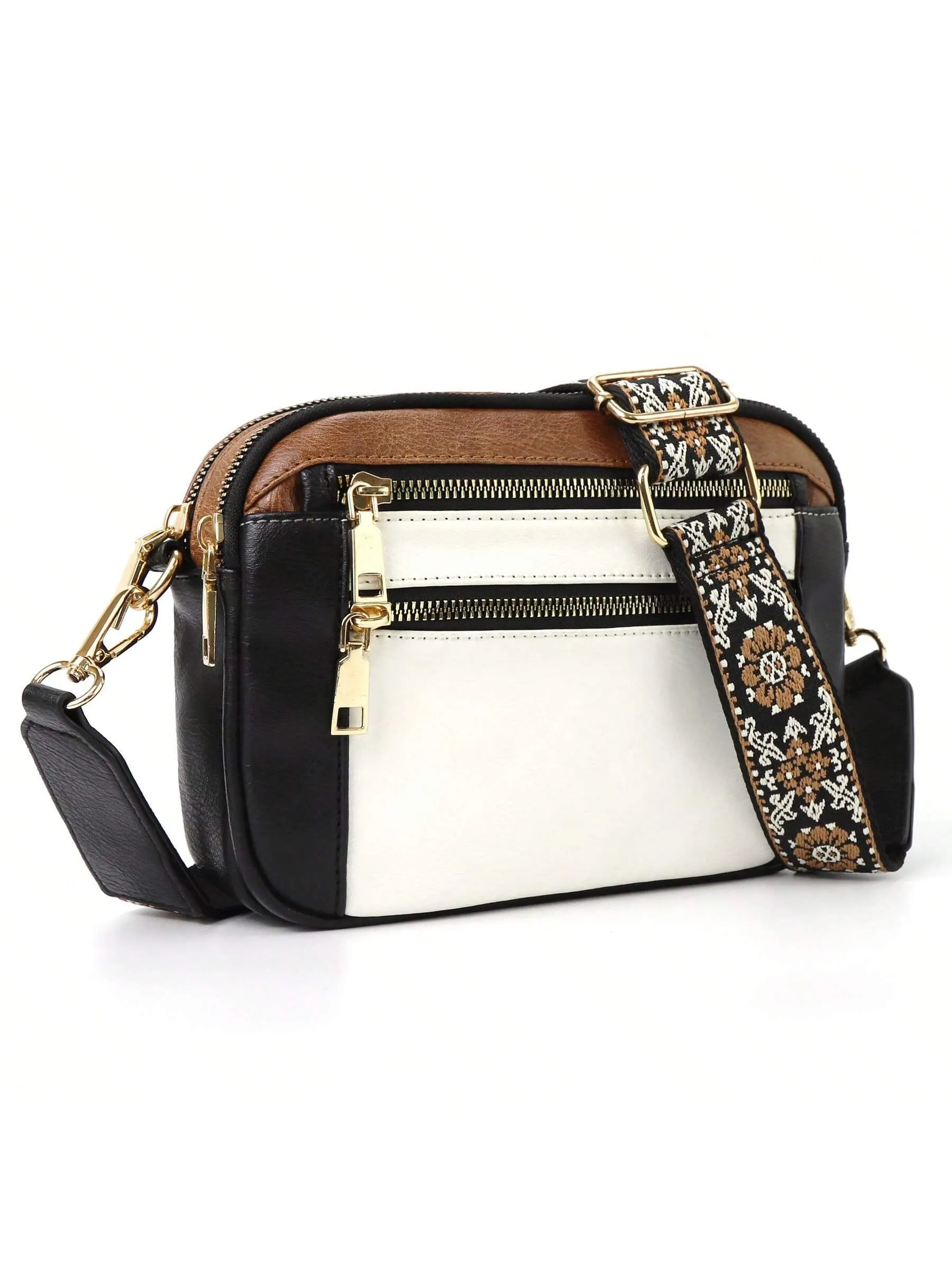 Crossbody Purse For Women Small Crossbody Bags Trendy Vegan Leather With Adjustable Shoulder Strap