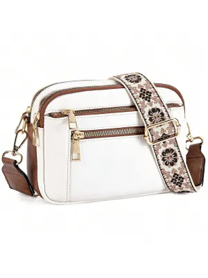 Crossbody Purse For Women Small Crossbody Bags Trendy Vegan Leather With Adjustable Shoulder Strap