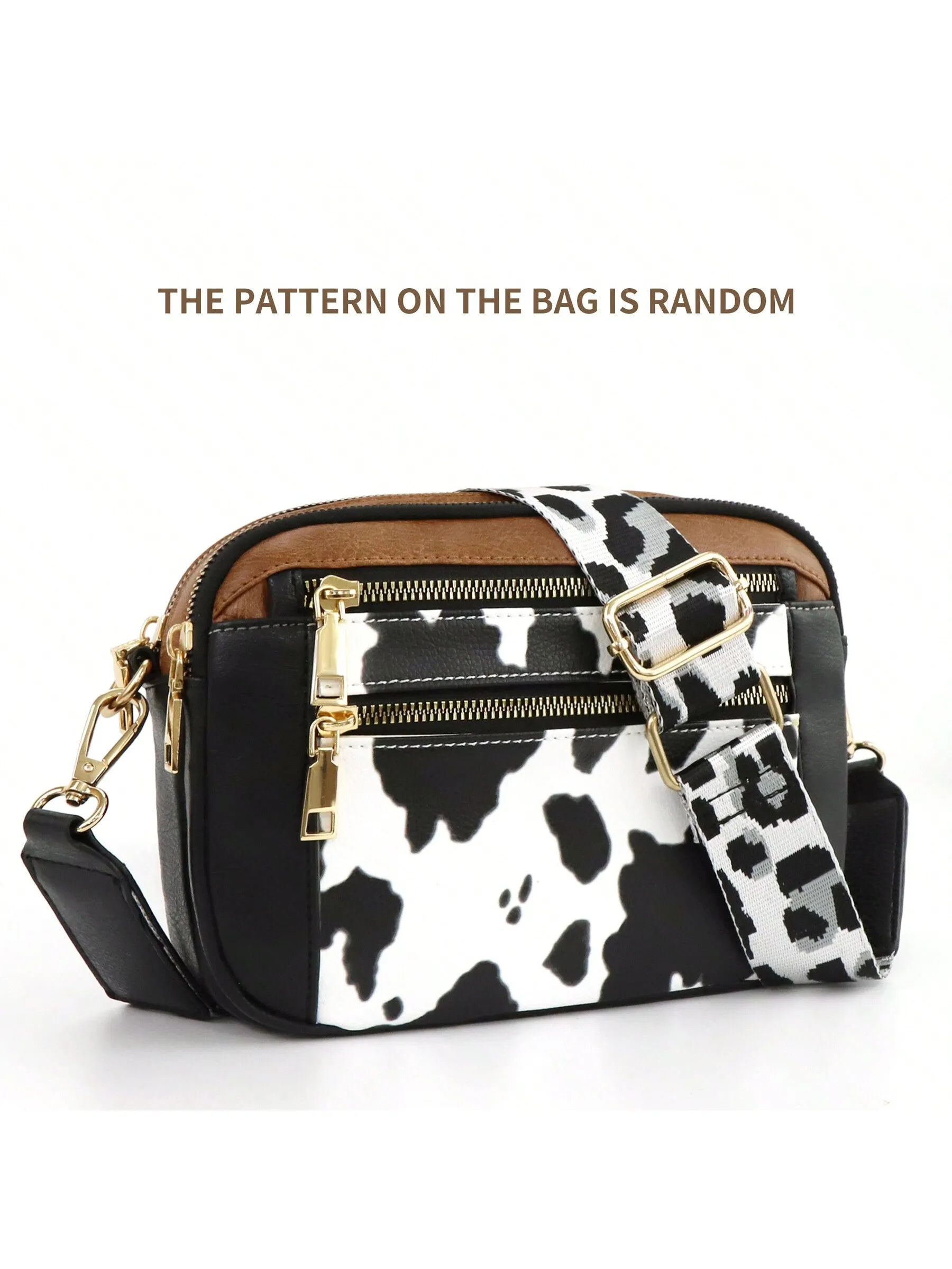 Crossbody Purse For Women Small Crossbody Bags Trendy Vegan Leather With Adjustable Shoulder Strap