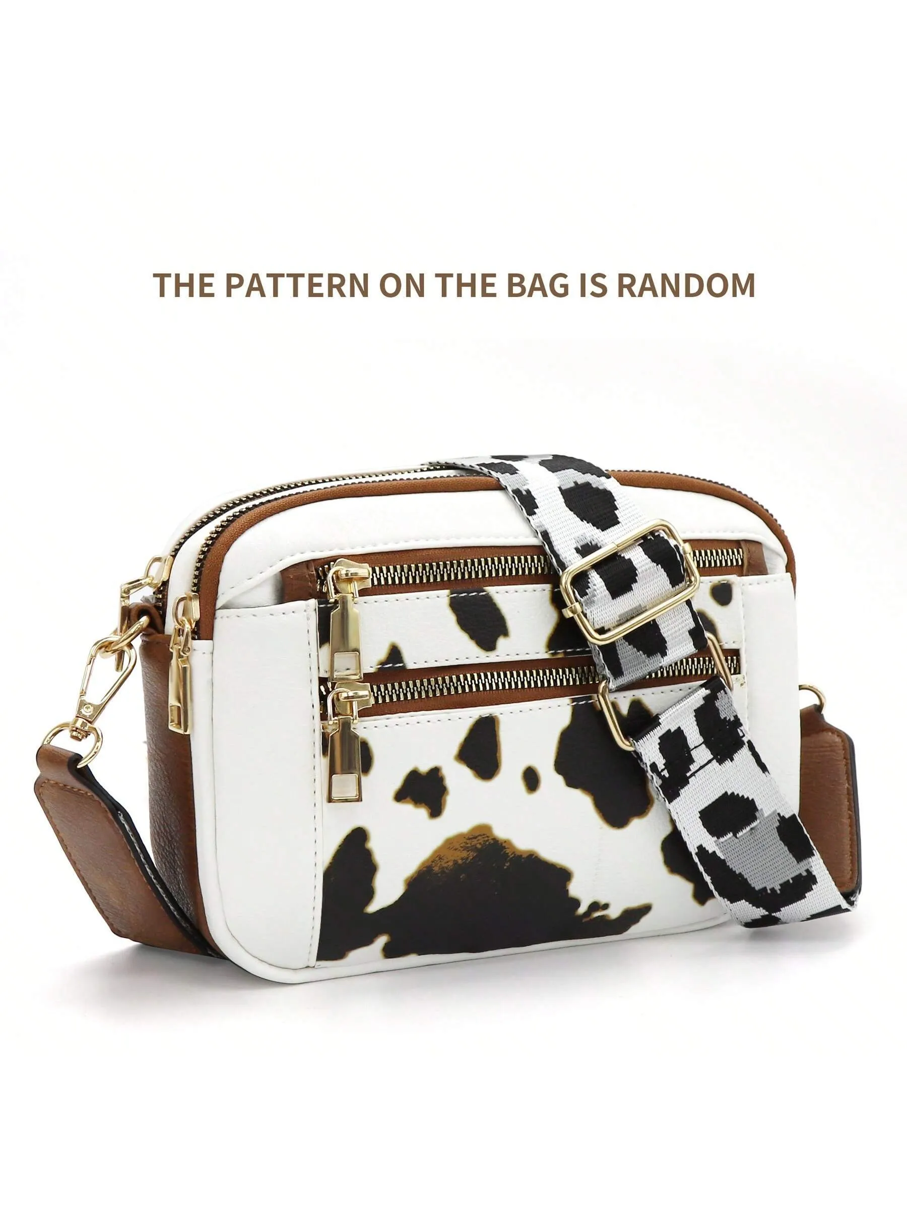 Crossbody Purse For Women Small Crossbody Bags Trendy Vegan Leather With Adjustable Shoulder Strap