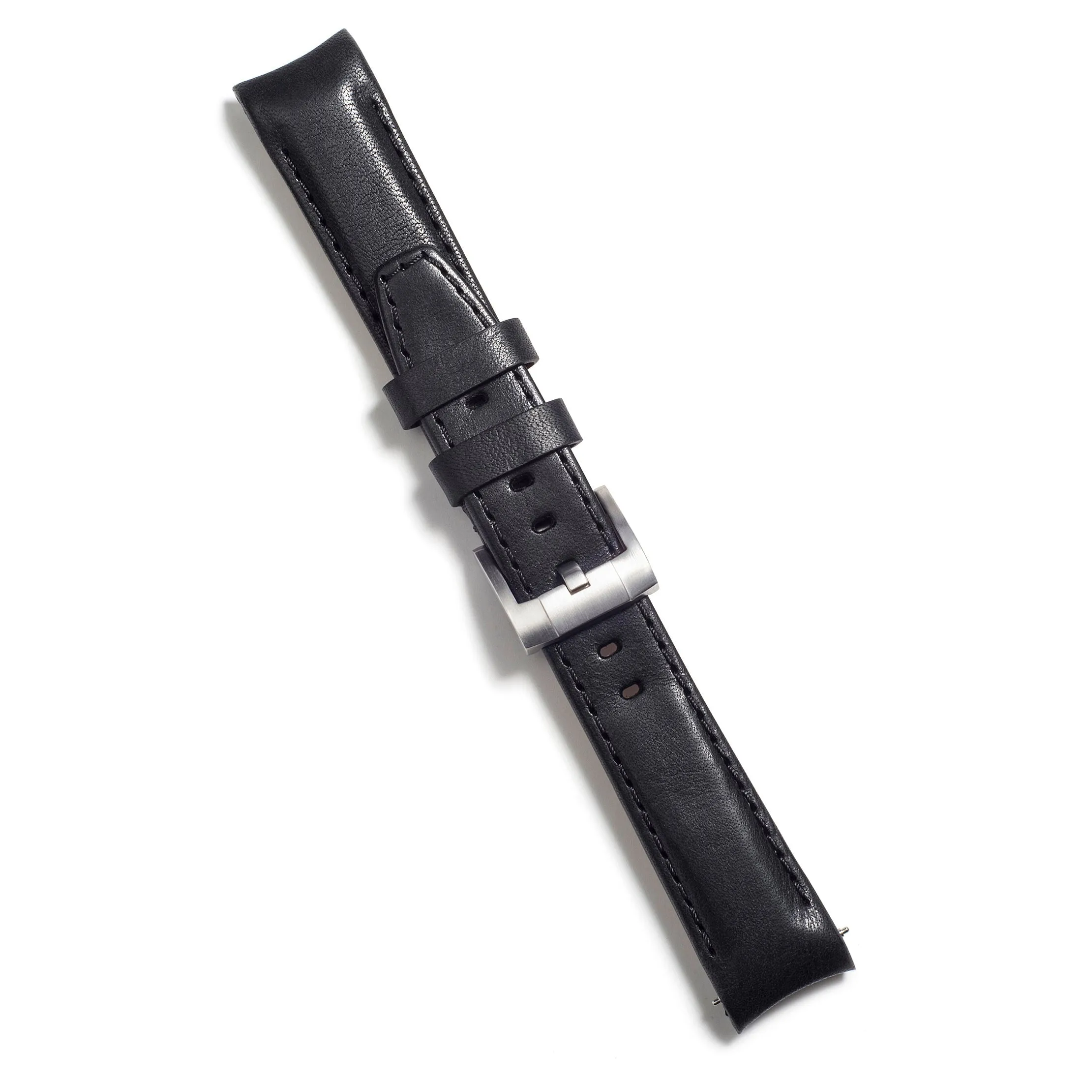 Curved End Leather Strap for Rolex GMT Master I & II with Tang Buckle
