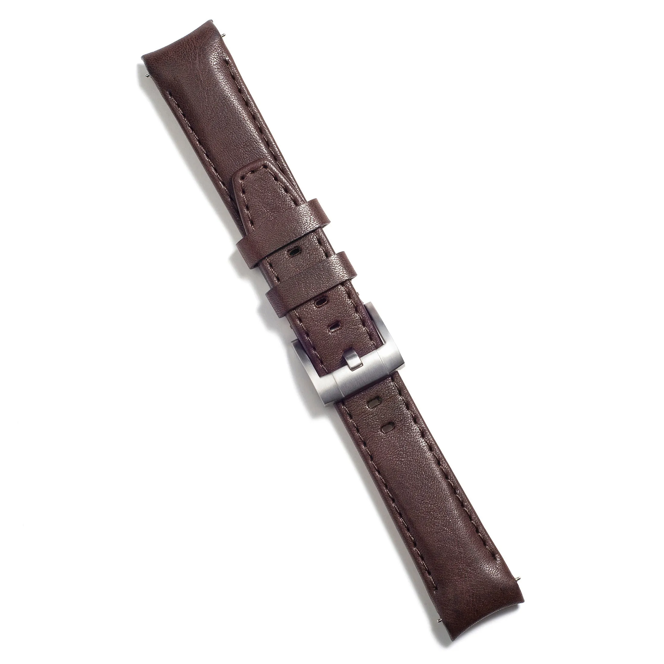 Curved End Leather Strap for Rolex GMT Master I & II with Tang Buckle