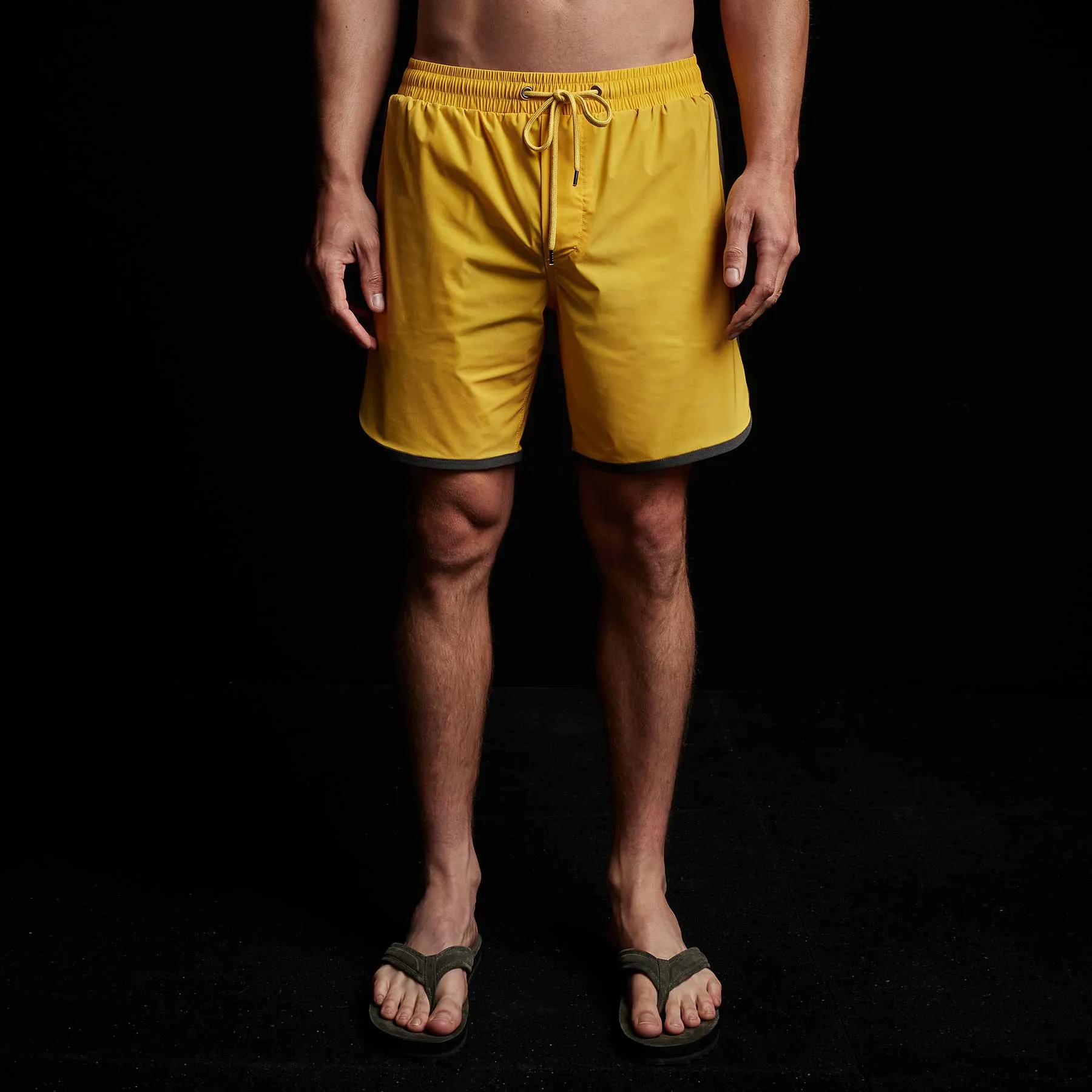 Curved Hem Boardshort - Crocus/Carbon