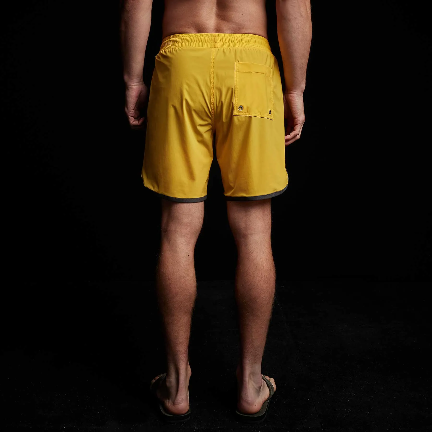 Curved Hem Boardshort - Crocus/Carbon