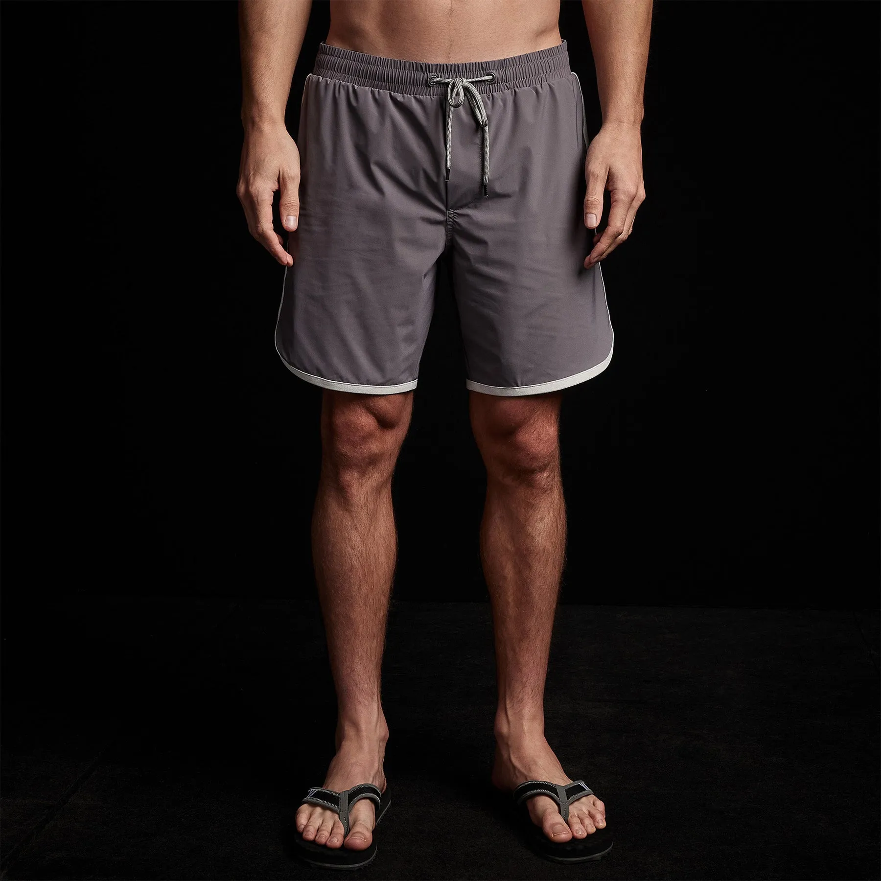 Curved Hem Boardshort - Dusk/Shell
