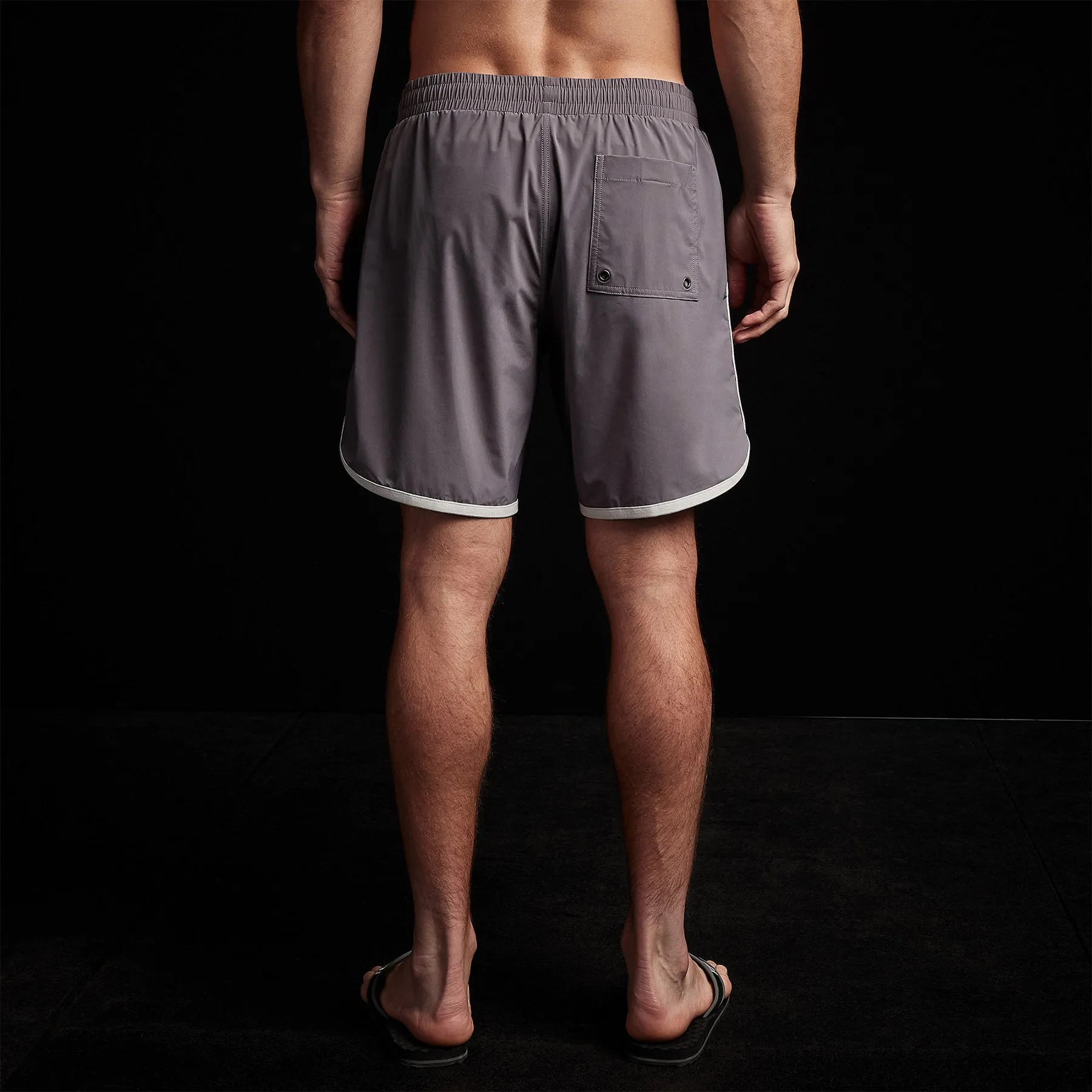 Curved Hem Boardshort - Dusk/Shell