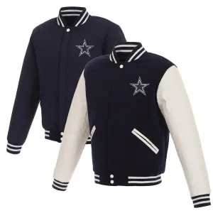 Dallas Cowboys Reversible Varsity Jacket