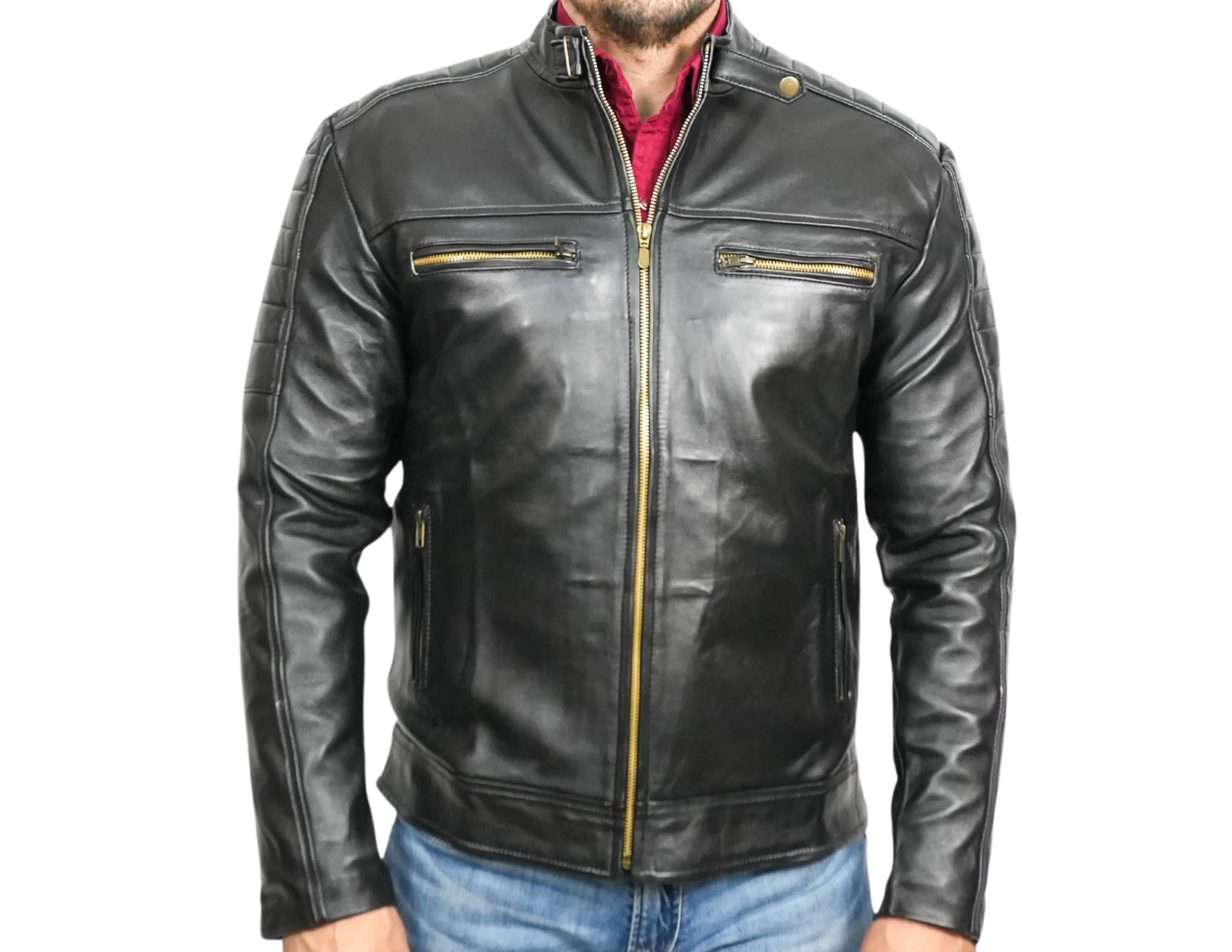 Dante Black Leather Jacket