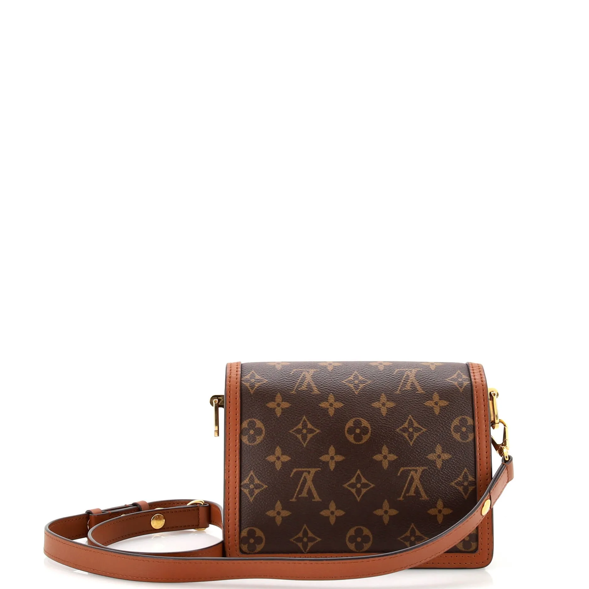 Designer Dauphine Shoulder Bag Reverse Monogram Canvas Mini