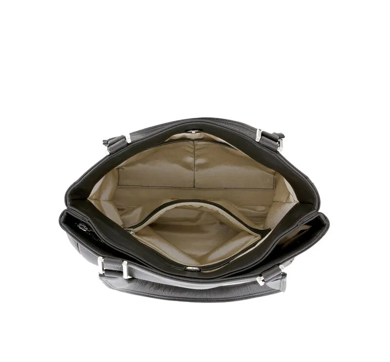 Diane Shoulder Handbag in Black