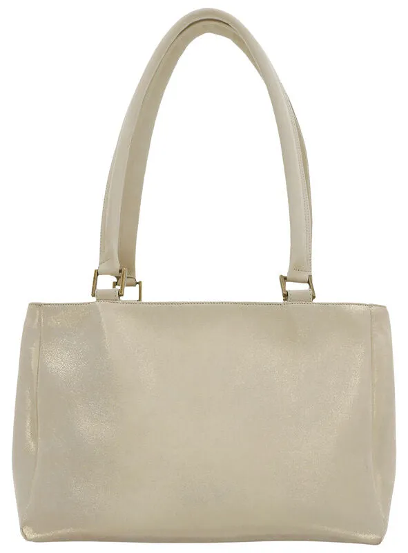 Diane Shoulder Handbag in Soft Gold