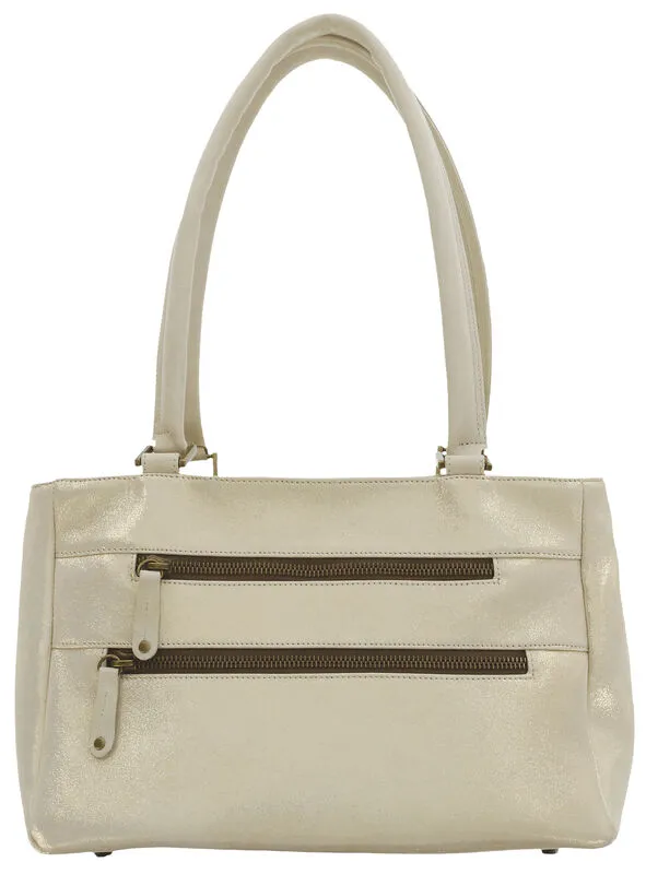 Diane Shoulder Handbag in Soft Gold