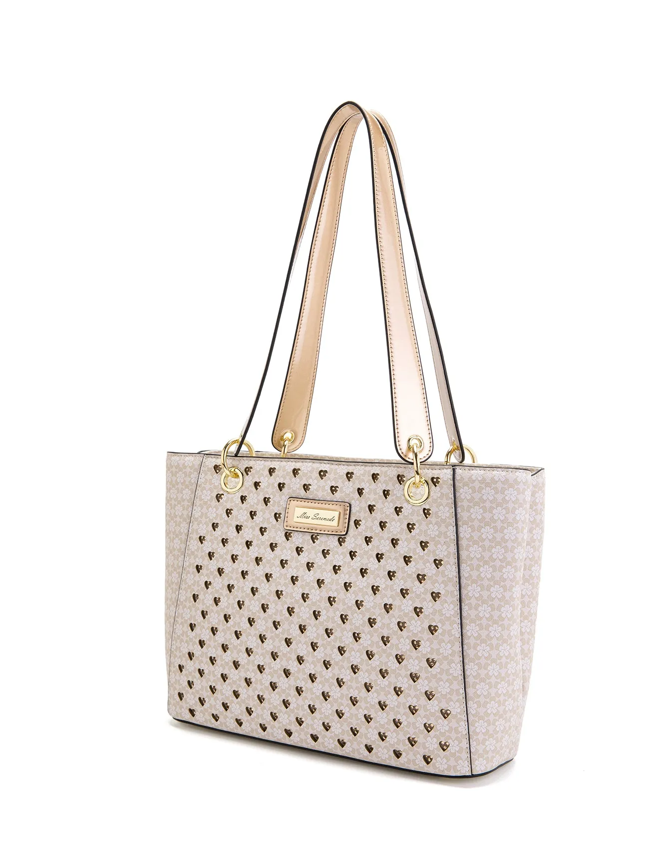 DILLON VEGAN TOTE BAG -XB-2975-BEI