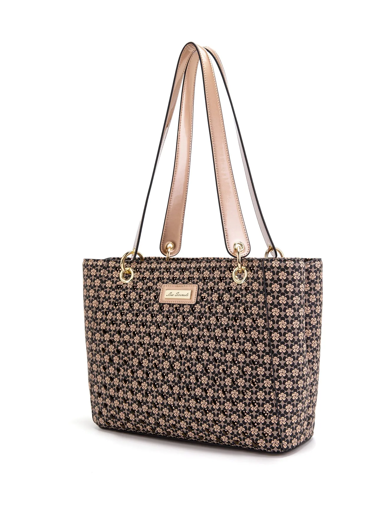 DILLON VEGAN TOTE BAG -XB-2975-BLK