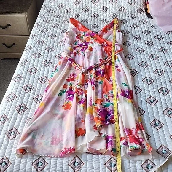 DKNY Floral Sleeveless Dress