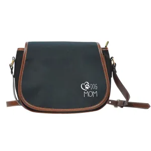 Dog Mom Saddle Bag - Black