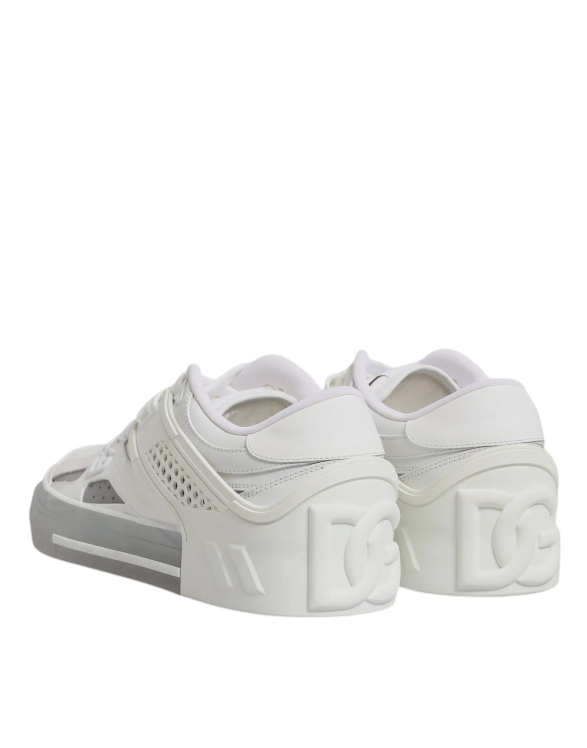 Dolce & Gabbana White DG Logo CUSTOM 2.Zero Sneakers Shoes
