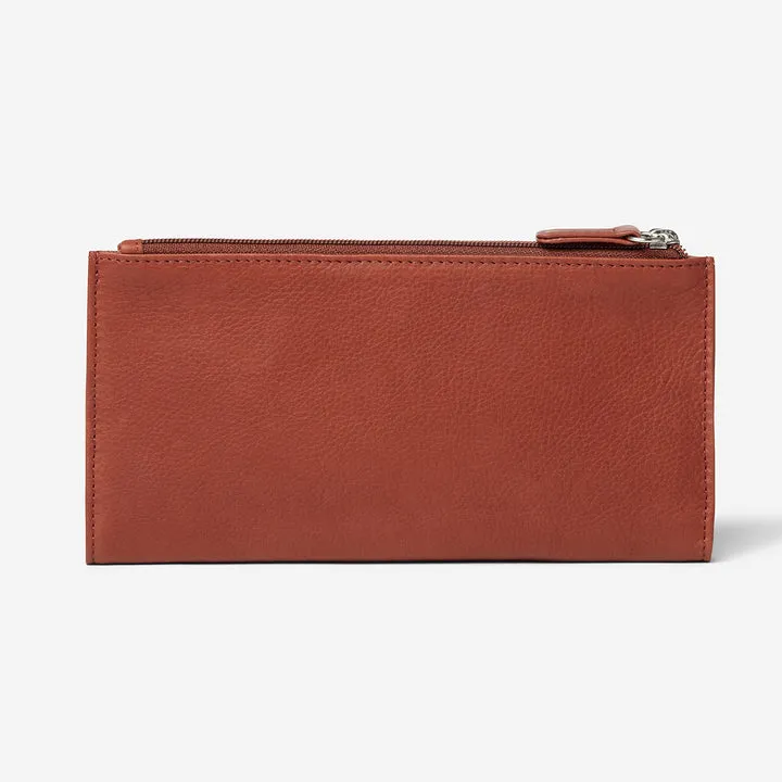 Double Zip Clutch Wallet