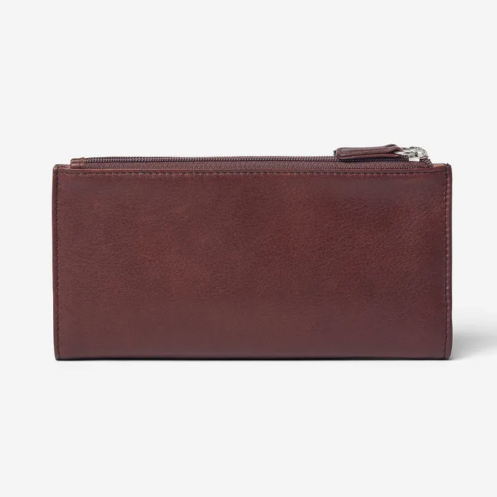 Double Zip Clutch Wallet