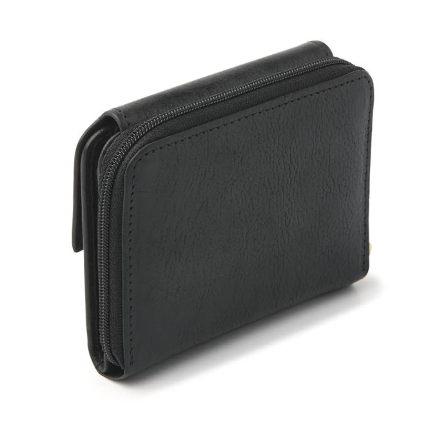 dR Amsterdam Leather Purse | Black / Brown