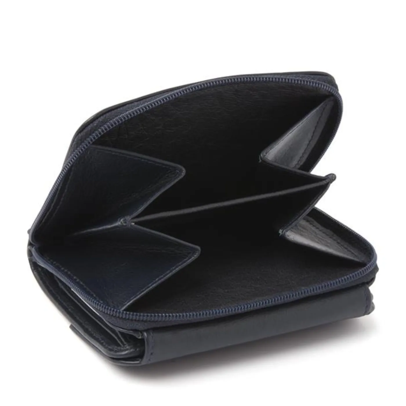 dR Amsterdam Leather Purse | Blue
