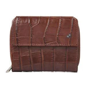 dR Amsterdam Leather Purse | Chestnut / Red / Black