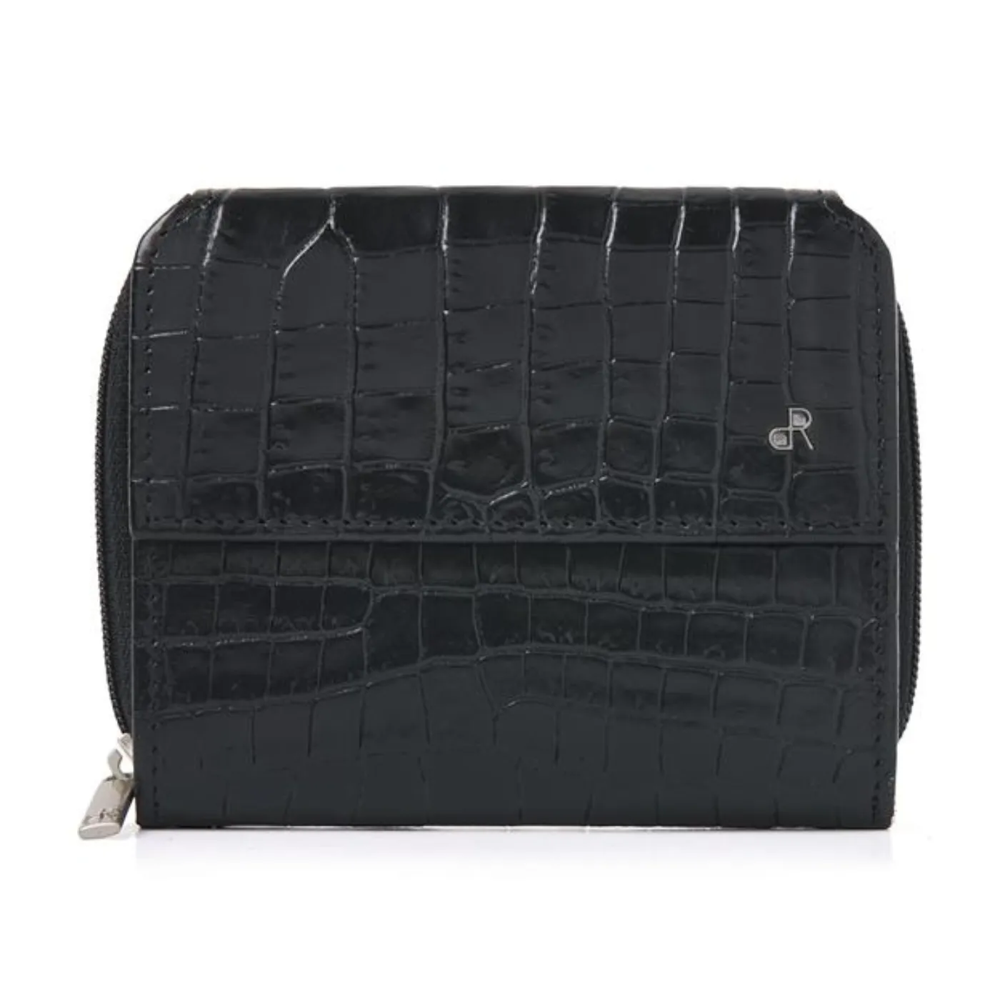 dR Amsterdam Leather Purse | Chestnut / Red / Black
