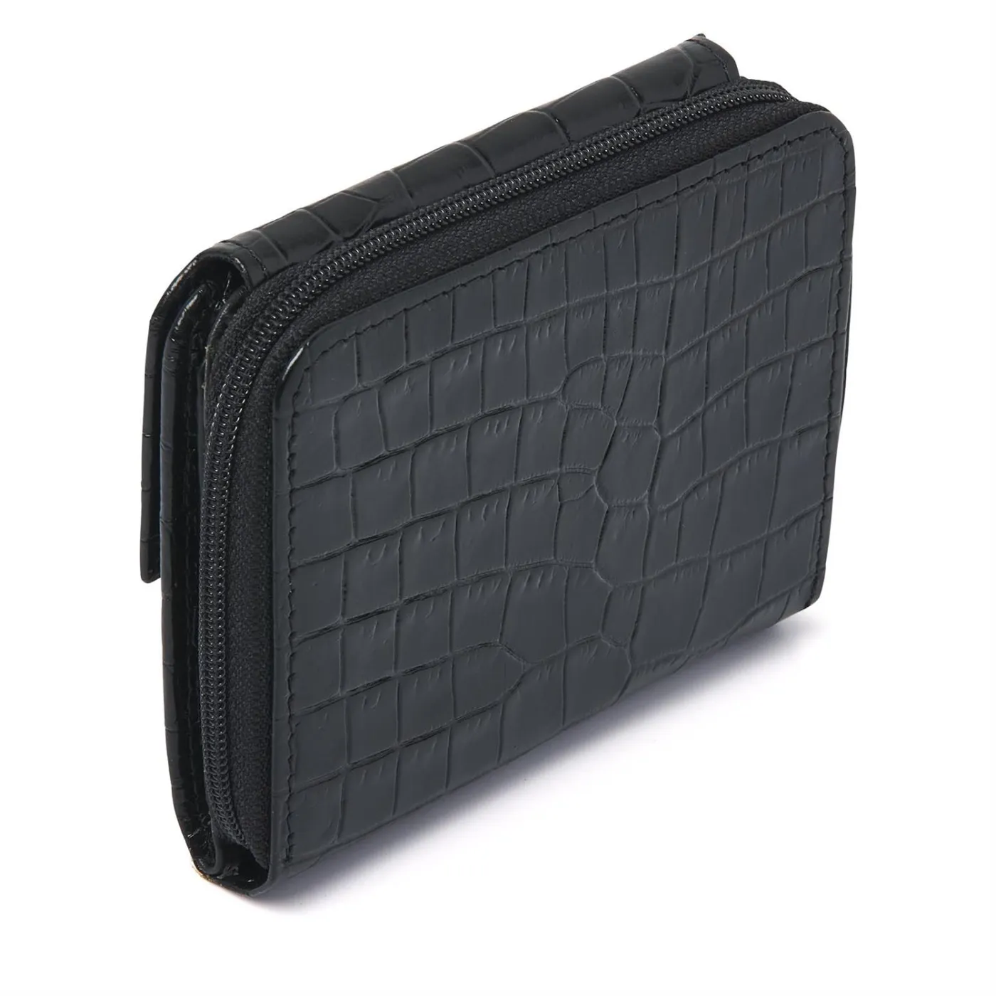 dR Amsterdam Leather Purse | Chestnut / Red / Black