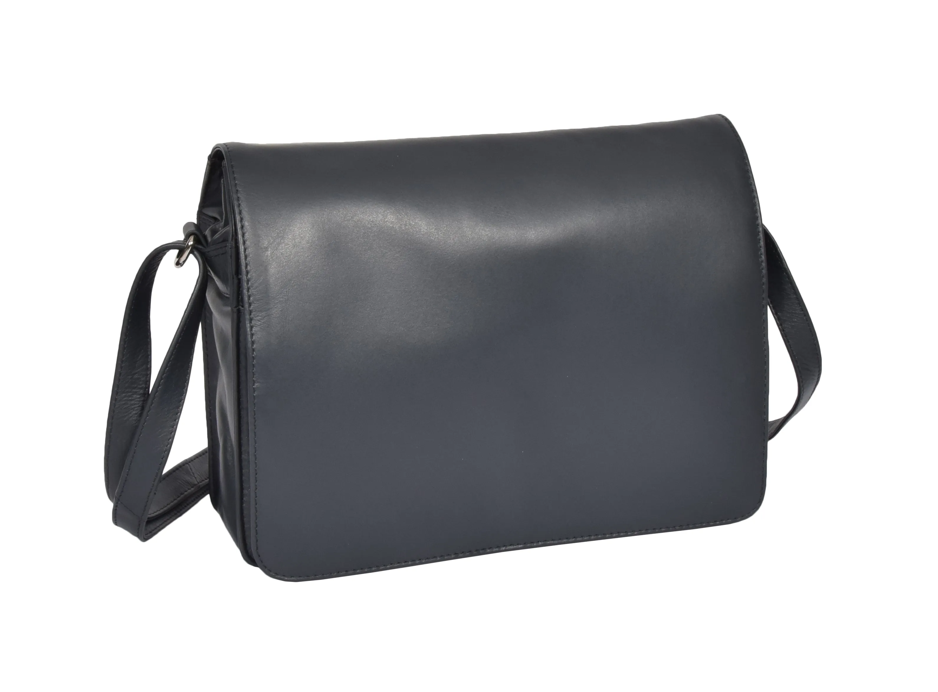 DR363 Women's Leather Cross Body Bag Navy