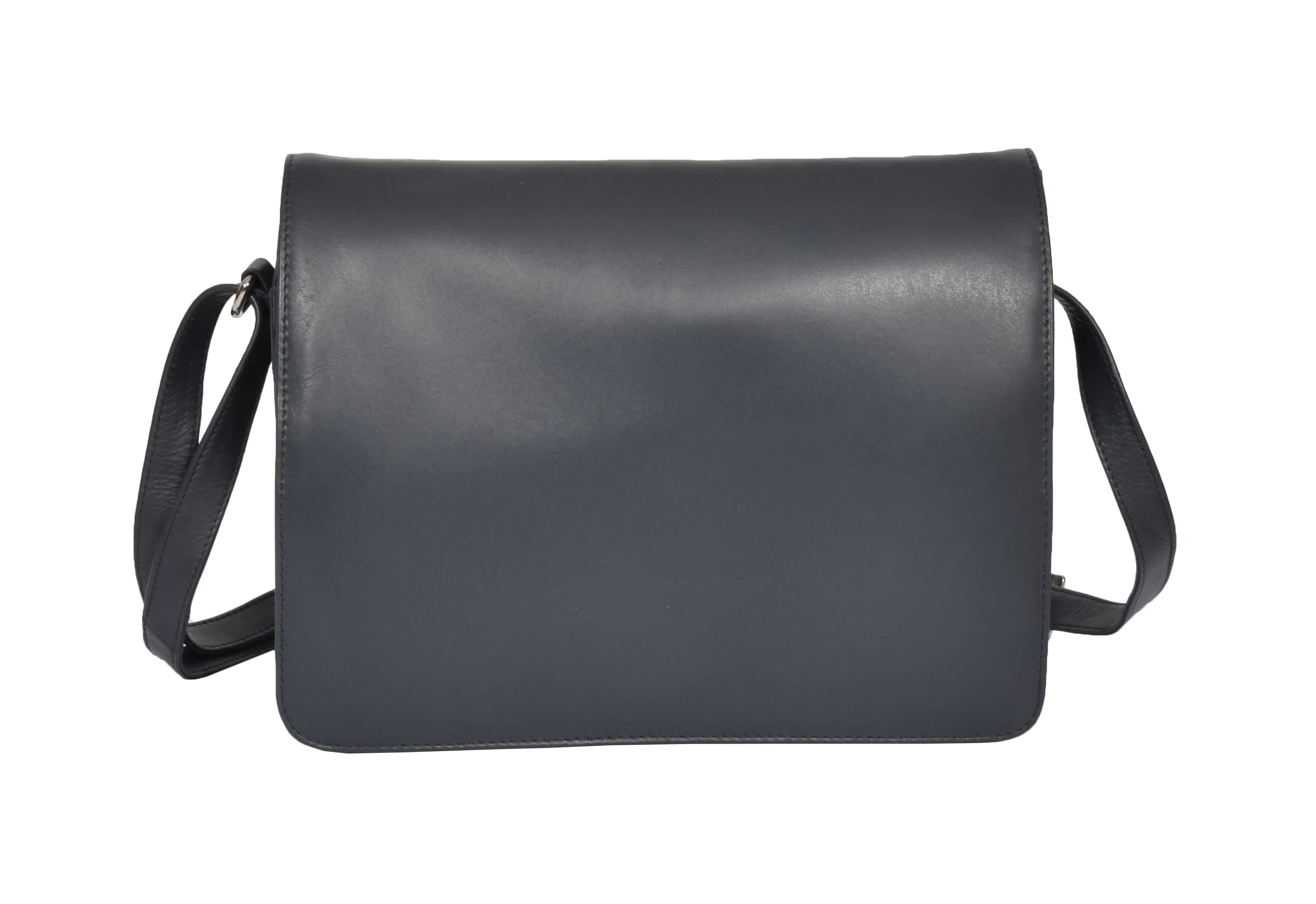 DR363 Women's Leather Cross Body Bag Navy