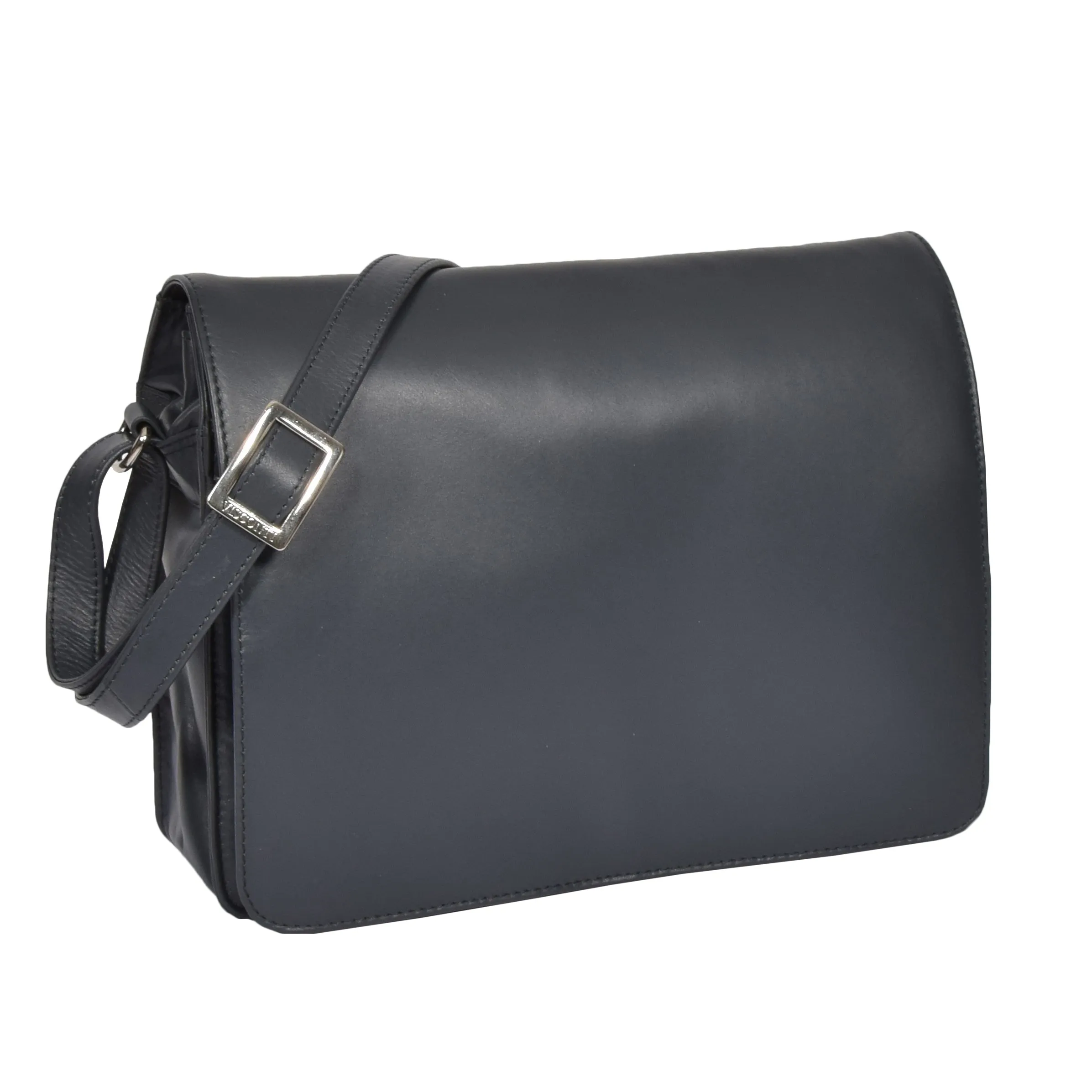 DR363 Women's Leather Cross Body Bag Navy