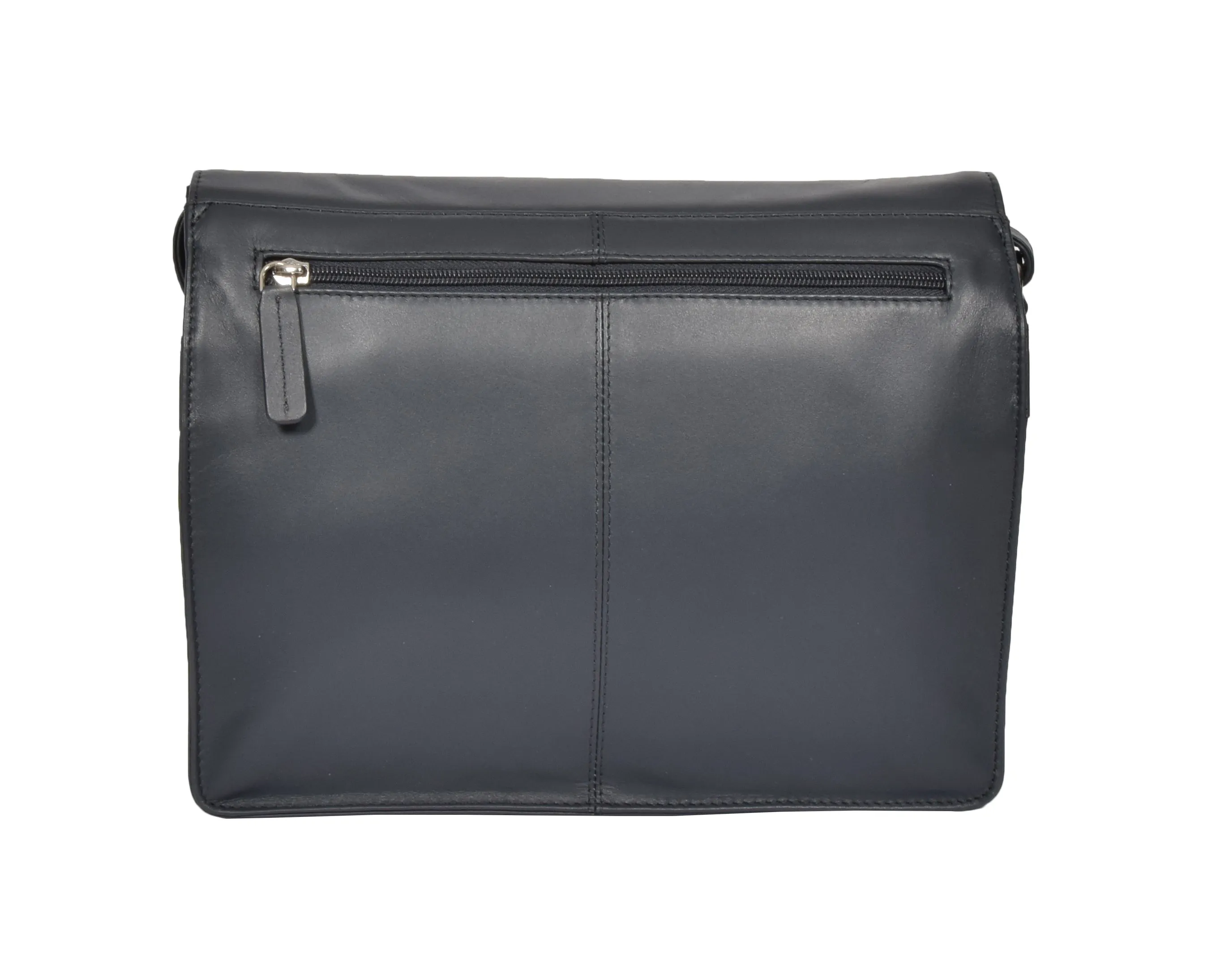 DR363 Women's Leather Cross Body Bag Navy